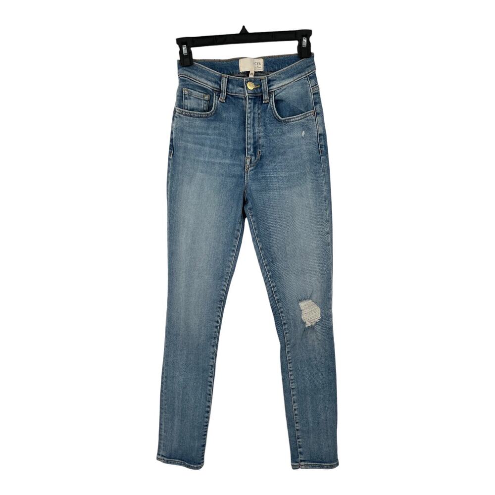 C/E Current Elliott jeans High rise cigarette blue size 24